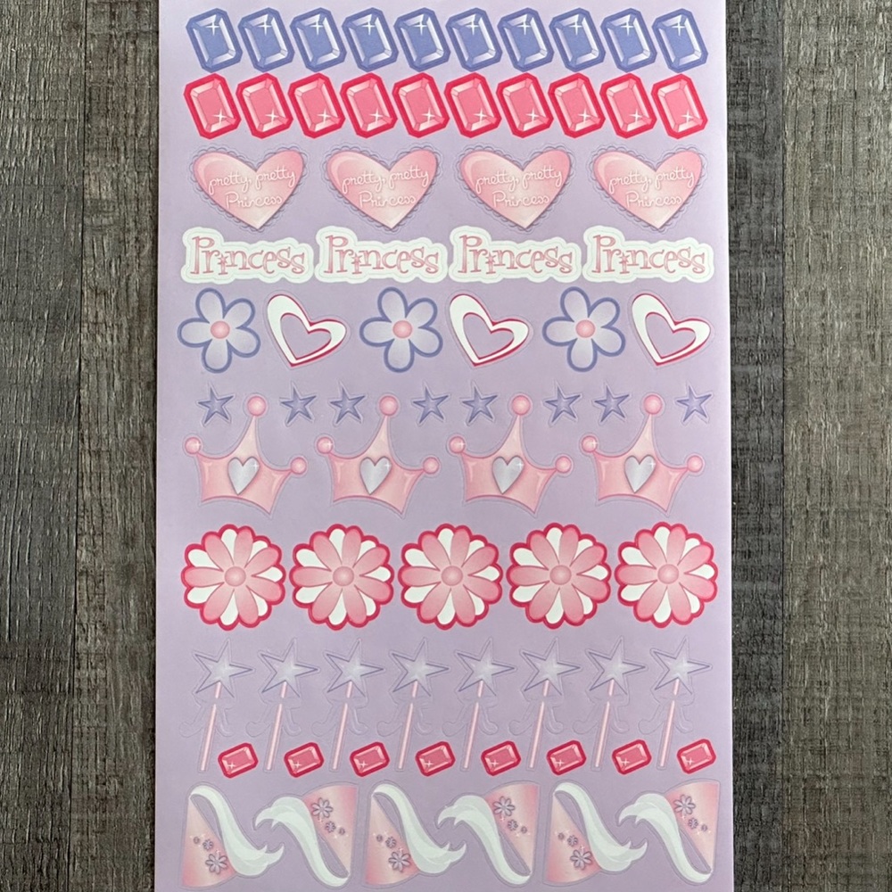 💞 New Princess Scrapbook Stickers